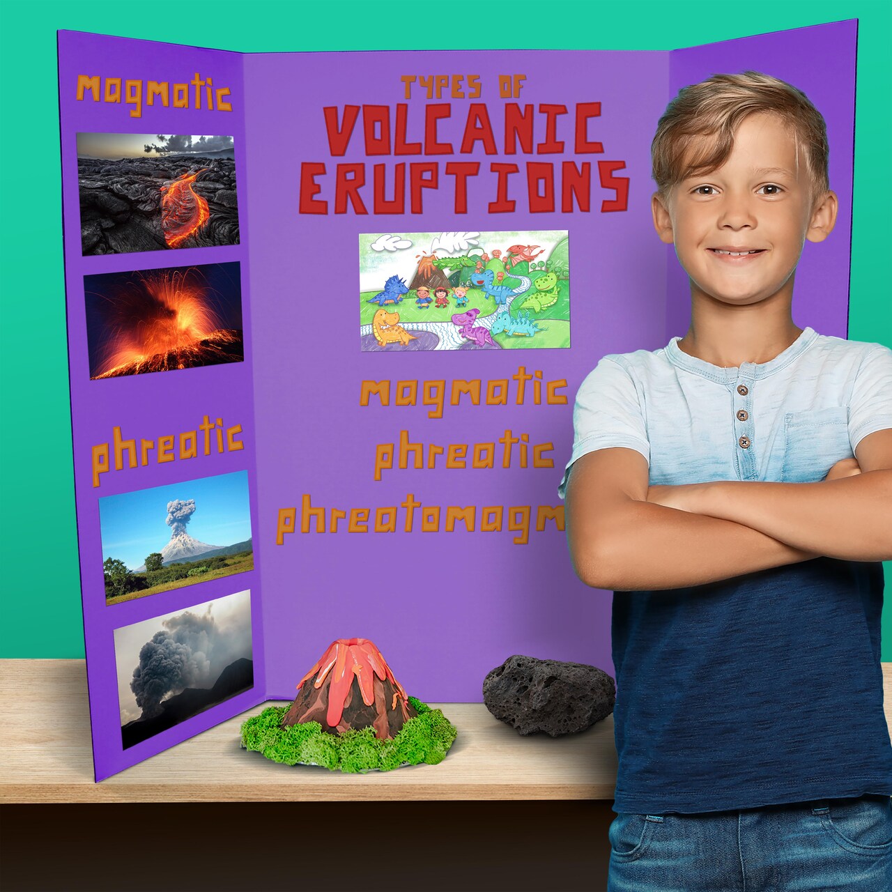 Flipside Products 36” x 48” Project Boards for Presentations, Science Fair, School Projects, Event Displays and Trifold Picture Board, Proudly Made in USA - 24 Pack